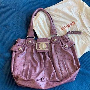 Guess purse - Vintage purple ostrich